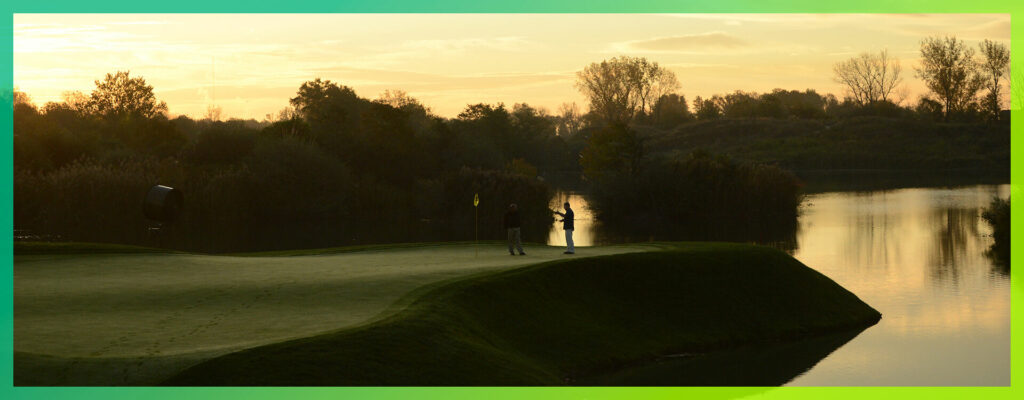 Sunset on Golf Course